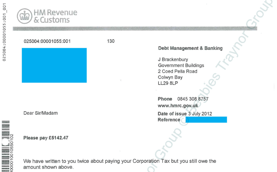 HMRC Corporation Tax