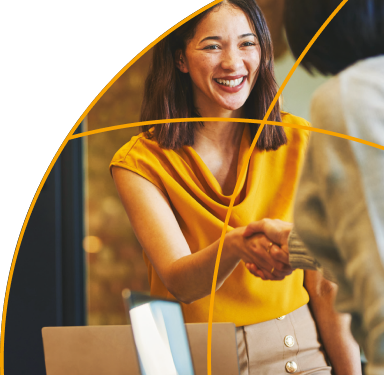 People shaking hands